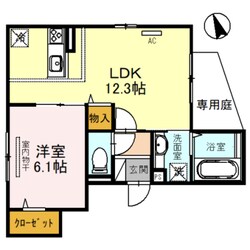 CALME尼崎の物件間取画像